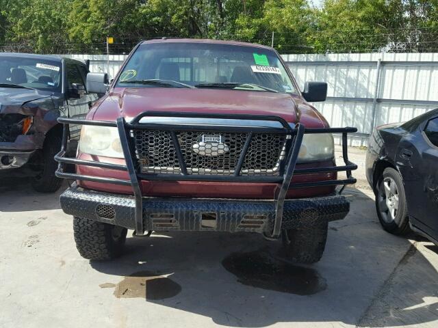 1FTPW14526KB04866 - 2006 FORD F150 SUPER MAROON photo 9