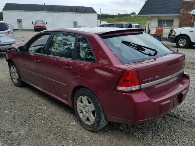 1G1ZT61876F161661 - 2006 CHEVROLET MALIBU MAX RED photo 3