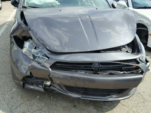 1C3CDFBBXFD276842 - 2015 DODGE DART SXT GRAY photo 9