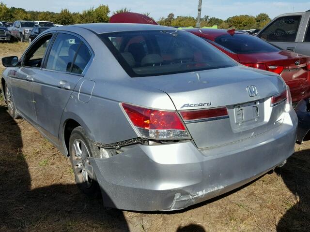 1HGCP2F65CA072344 - 2012 HONDA ACCORD SILVER photo 3