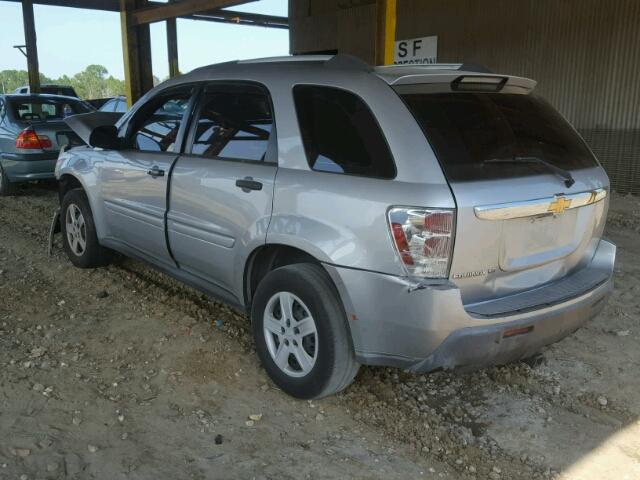 2CNDL13F066000350 - 2006 CHEVROLET EQUINOX SILVER photo 3