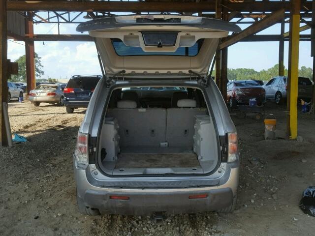 2CNDL13F066000350 - 2006 CHEVROLET EQUINOX SILVER photo 9