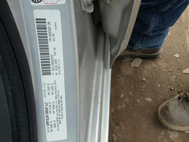 1B3CC1FB5AN222767 - 2010 DODGE AVENGER EX SILVER photo 10