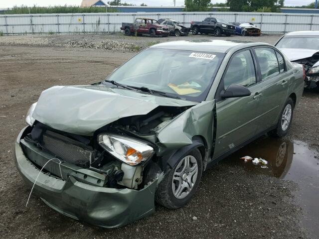 1G1ZS51F76F249735 - 2006 CHEVROLET MALIBU LS GREEN photo 2