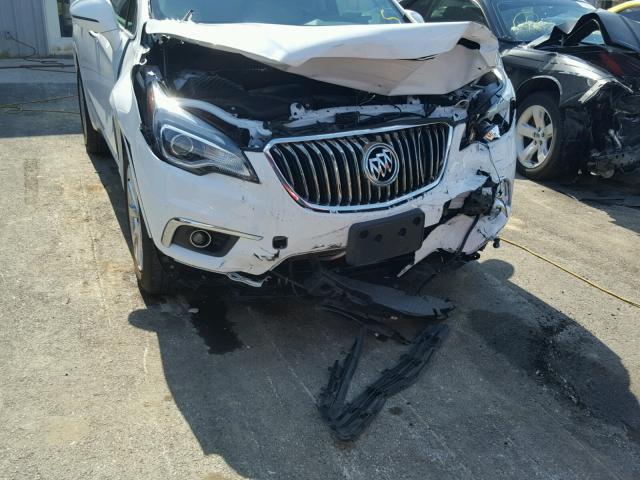 LRBFXDSA1HD076669 - 2017 BUICK ENVISION E WHITE photo 9