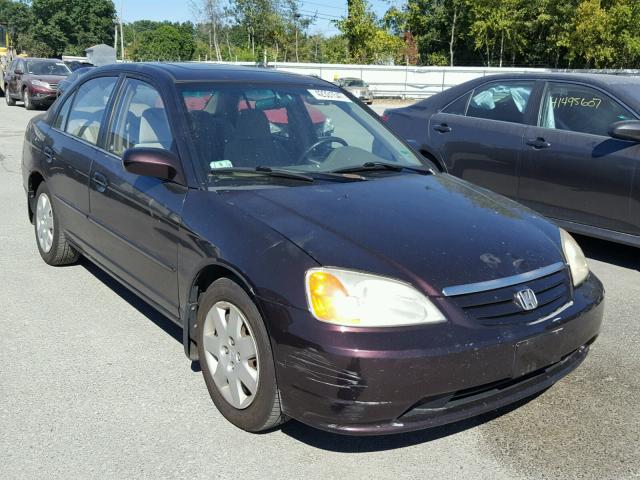 2HGES26731H513077 - 2001 HONDA CIVIC EX ბურგუნდია ფოტო 1