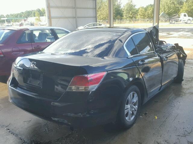 1HGCP26428A106245 - 2008 HONDA ACCORD LXP BLACK photo 4