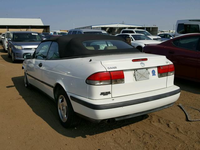 YS3DD78N7X7002188 - 1999 SAAB 9-3 S WHITE photo 3