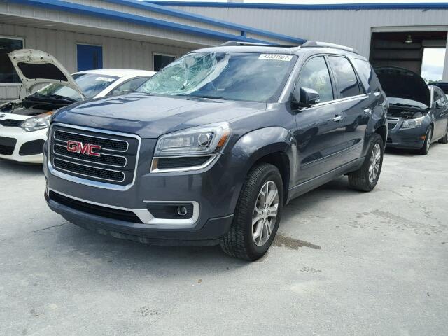 1GKKRRKD3EJ191552 - 2014 GMC ACADIA GRAY photo 2