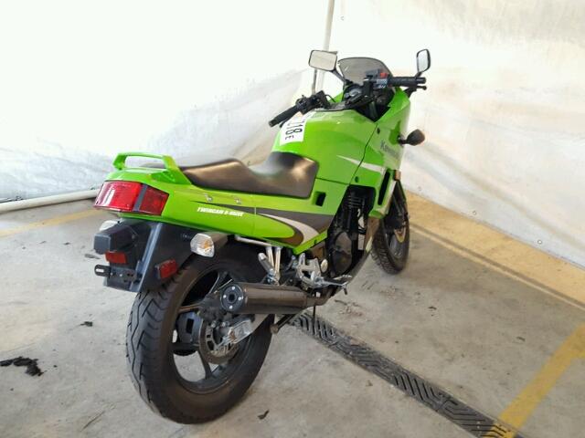 JKAEXMF122A087416 - 2002 KAWASAKI EX250 F GREEN photo 4