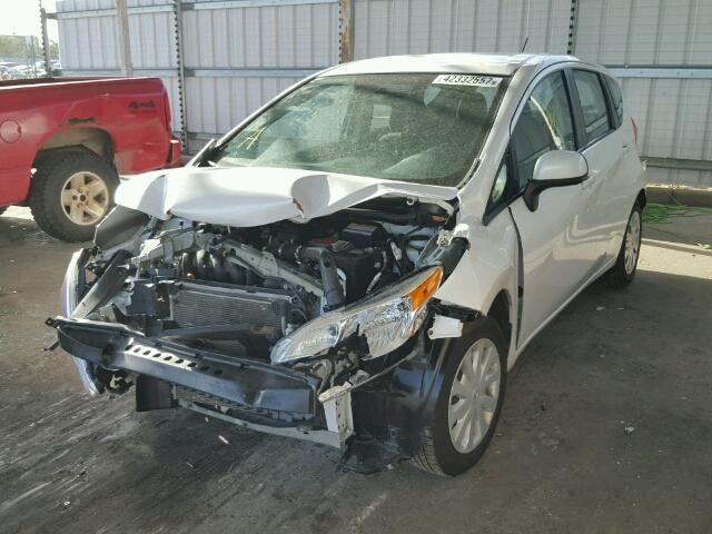 3N1CE2CPXEL408943 - 2014 NISSAN VERSA NOTE WHITE photo 2