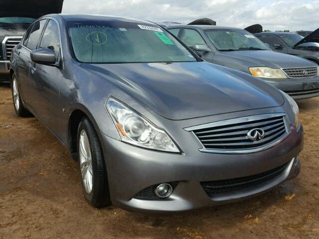 JN1CV6APXFM501107 - 2015 INFINITI Q40 GRAY photo 1