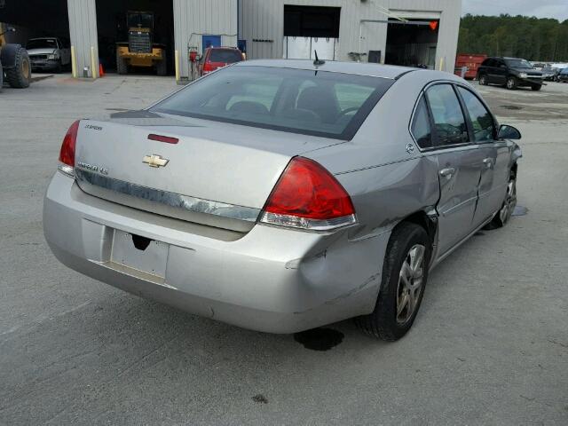 2G1WB58N679340506 - 2007 CHEVROLET IMPALA SILVER photo 4