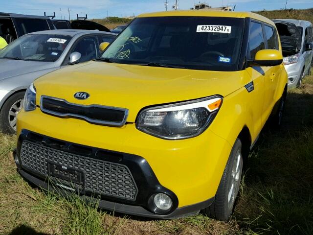 KNDJP3A50G7314535 - 2016 KIA SOUL + YELLOW photo 2