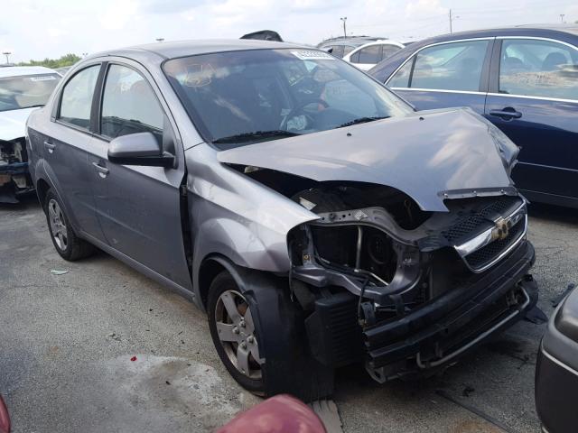 KL1TD5DE9BB222197 - 2011 CHEVROLET AVEO LS GRAY photo 1