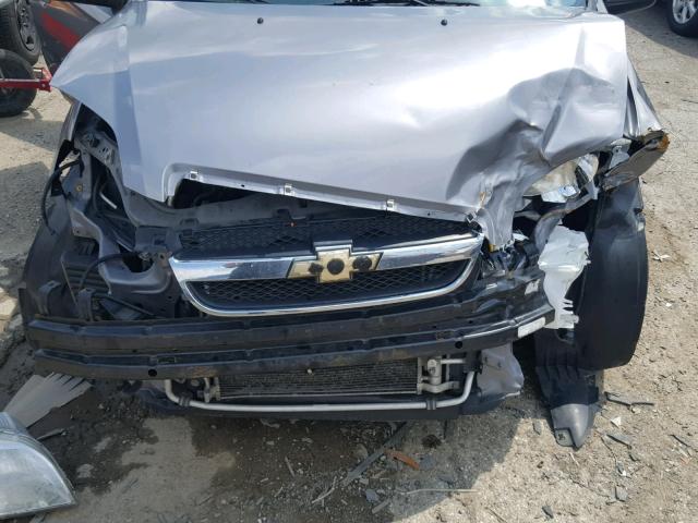 KL1TD5DE9BB222197 - 2011 CHEVROLET AVEO LS GRAY photo 7