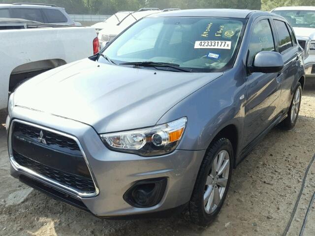 4A4AP3AW5FE026179 - 2015 MITSUBISHI OUTLANDER CHARCOAL photo 2