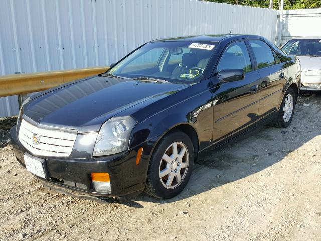1G6DM57T760186036 - 2006 CADILLAC CTS BLACK photo 2