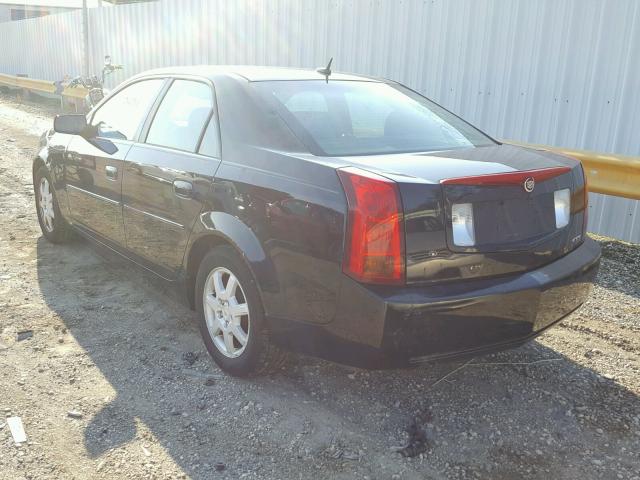 1G6DM57T760186036 - 2006 CADILLAC CTS BLACK photo 3