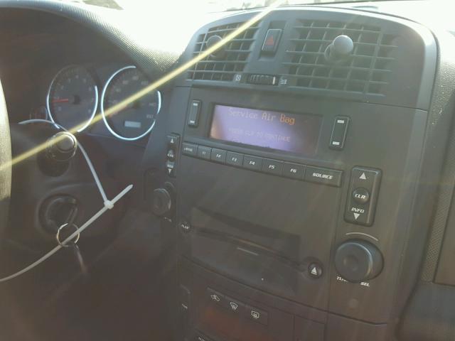 1G6DM57T760186036 - 2006 CADILLAC CTS BLACK photo 9