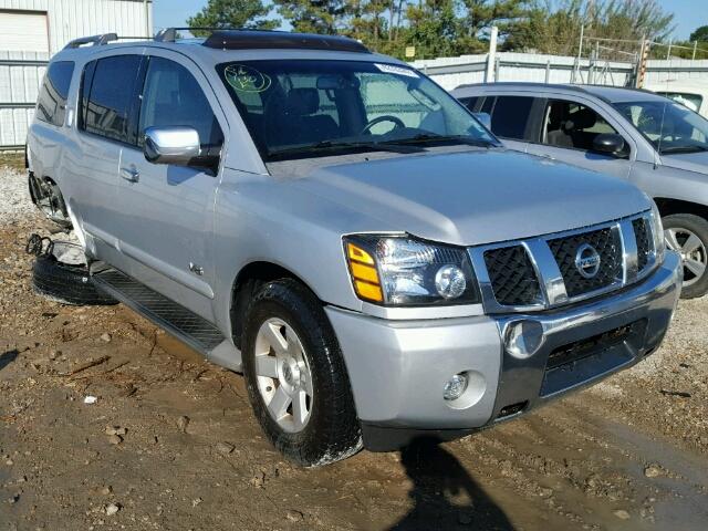 5N1AA08A56N738947 - 2006 NISSAN ARMADA SILVER photo 1