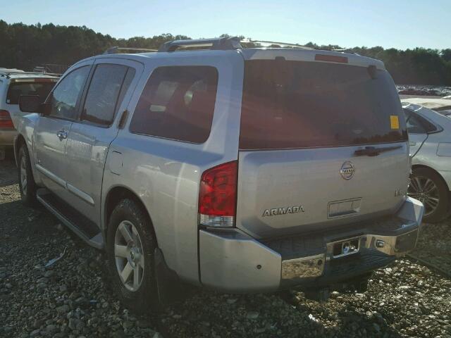 5N1AA08A56N738947 - 2006 NISSAN ARMADA SILVER photo 3