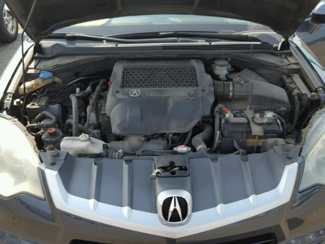 5J8TB18207A008530 - 2007 ACURA RDX GRAY photo 7