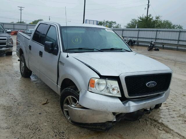 1FTPW12525FA75590 - 2005 FORD F150 SUPER GRAY photo 1