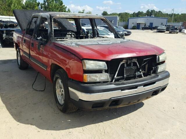 2GCEC13T151179900 - 2005 CHEVROLET SILVERADO RED photo 1