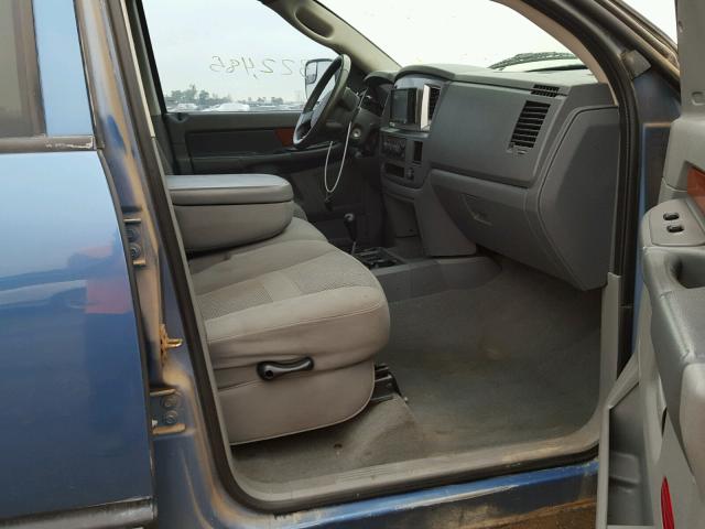1D7KS28C96J128551 - 2006 DODGE RAM 2500 S BLUE photo 5
