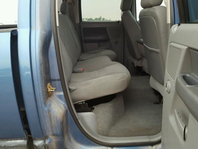 1D7KS28C96J128551 - 2006 DODGE RAM 2500 S BLUE photo 6
