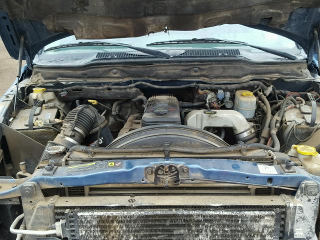 1D7KS28C96J128551 - 2006 DODGE RAM 2500 S BLUE photo 7