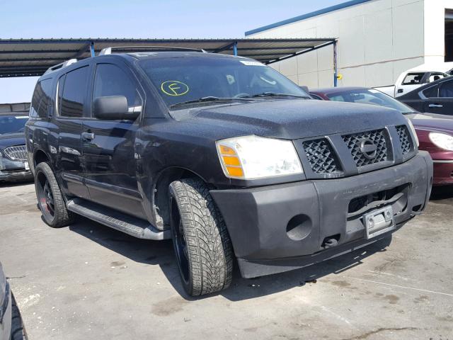 5N1AA08B44N733521 - 2004 NISSAN ARMADA SE BLACK photo 1