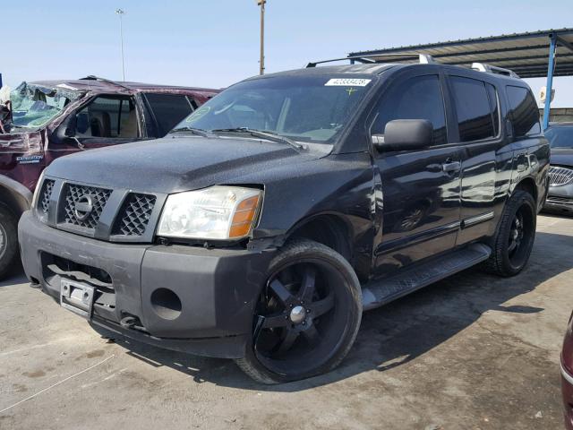 5N1AA08B44N733521 - 2004 NISSAN ARMADA SE BLACK photo 2