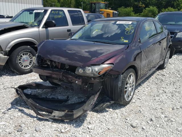 JTKDE3B75A0316826 - 2010 TOYOTA SCION TC 勃艮第红 照片 2