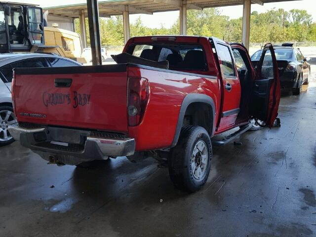 1GCDT13EX88152452 - 2008 CHEVROLET COLORADO RED photo 4