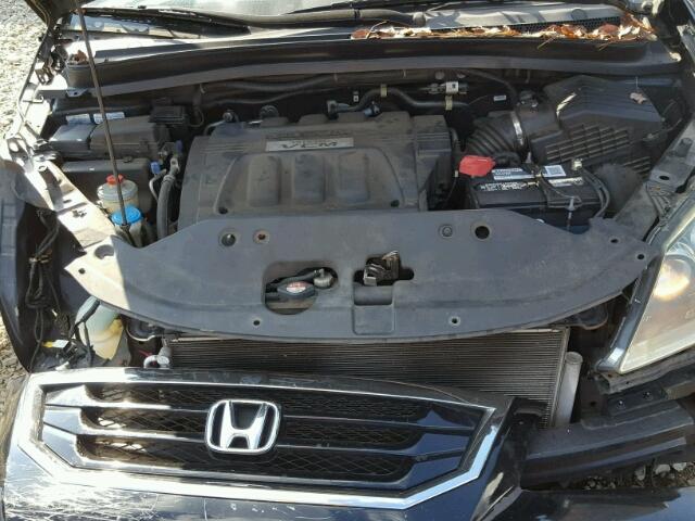 5FNRL38918B067559 - 2008 HONDA ODYSSEY BLACK photo 7