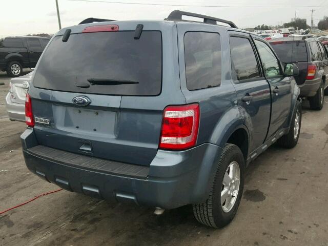 1FMCU0D74BKB19147 - 2011 FORD ESCAPE XLT BLUE photo 4