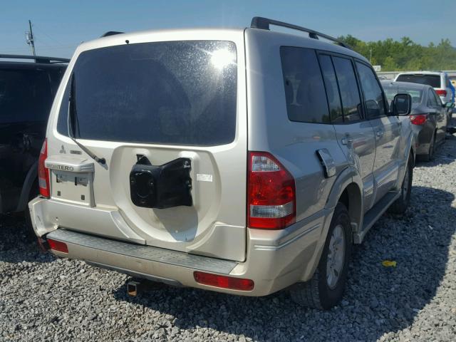 JA4MW51S04J007375 - 2004 MITSUBISHI MONTERO LI SILVER photo 4