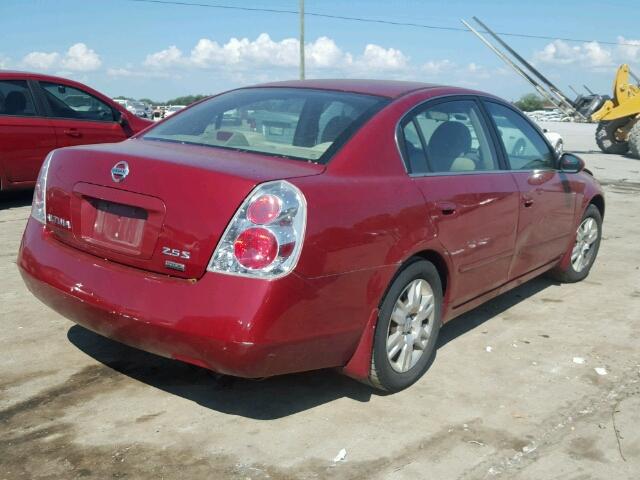 1N4AL11D16N399070 - 2006 NISSAN ALTIMA S BURGUNDY photo 4