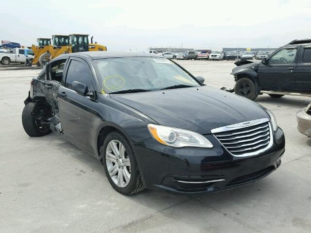 1C3CCBAB2DN761819 - 2013 CHRYSLER 200 LX BLACK photo 1