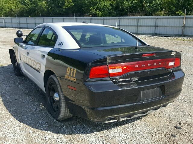 2C3CDXAG2CH132607 - 2012 DODGE CHARGER PO TWO TONE photo 3