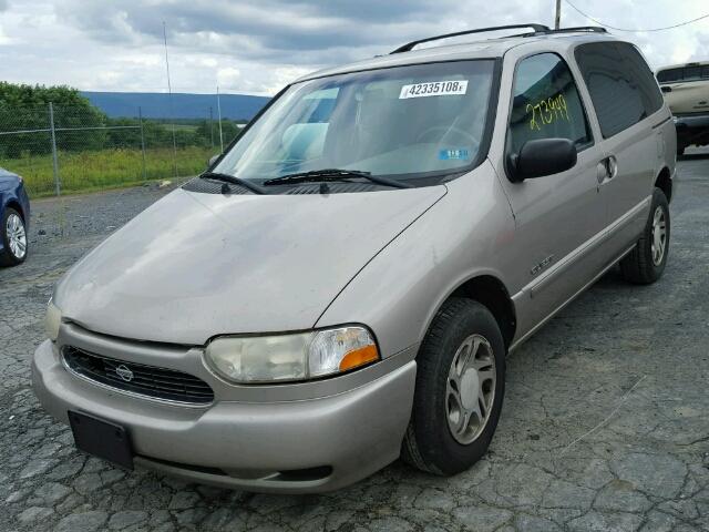 4N2XN11T6YD813925 - 2000 NISSAN QUEST SE TAN photo 2