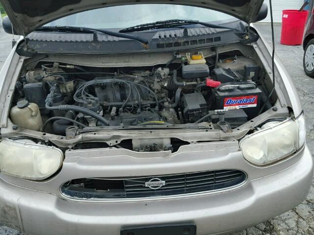 4N2XN11T6YD813925 - 2000 NISSAN QUEST SE TAN photo 7