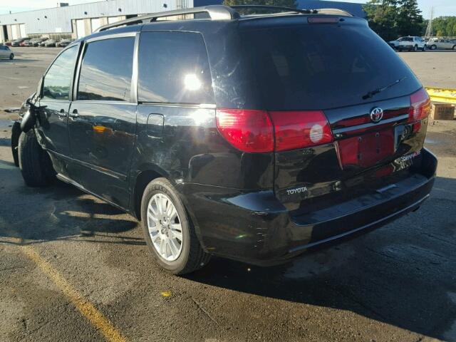 5TDZK22C38S159401 - 2008 TOYOTA SIENNA BLACK photo 3