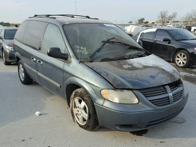 1D4GP45R85B240601 - 2005 DODGE CARAVAN GREEN photo 1