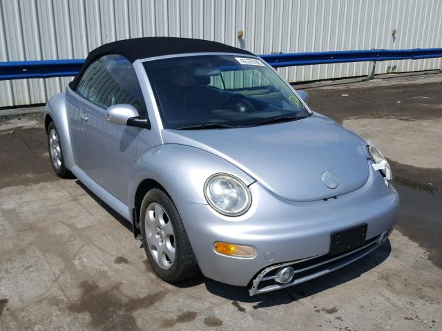 3VWCK21Y43M313042 - 2003 VOLKSWAGEN NEW BEETLE SILVER photo 1