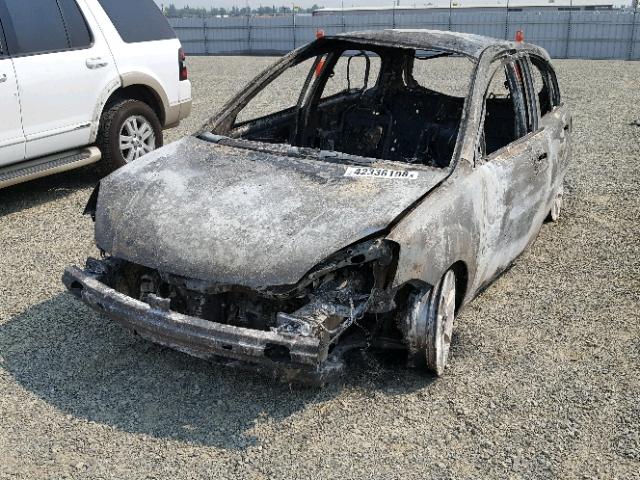 KNADE163876234630 - 2007 KIA RIO 5 SX BURN photo 2