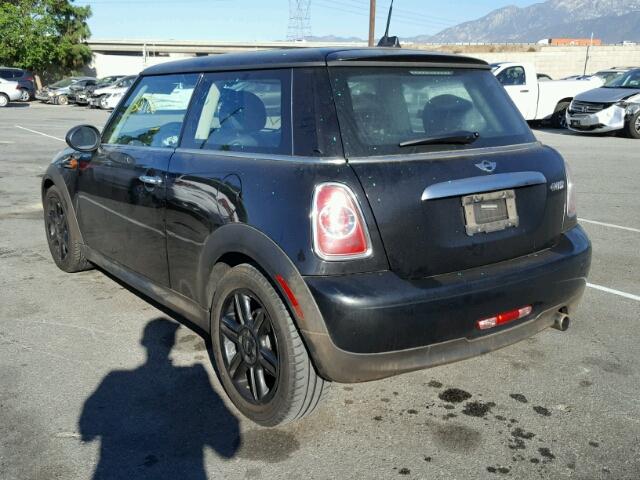 WMWSU3C56DT690487 - 2013 MINI COOPER BLACK photo 3