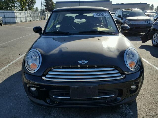 WMWSU3C56DT690487 - 2013 MINI COOPER BLACK photo 9